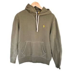 POLO RALPH LAUREN Vintage Men's Forest Green Hoodie Sweatshirt